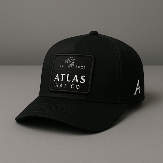 Atlas Noir – Botanical Patch Cap
